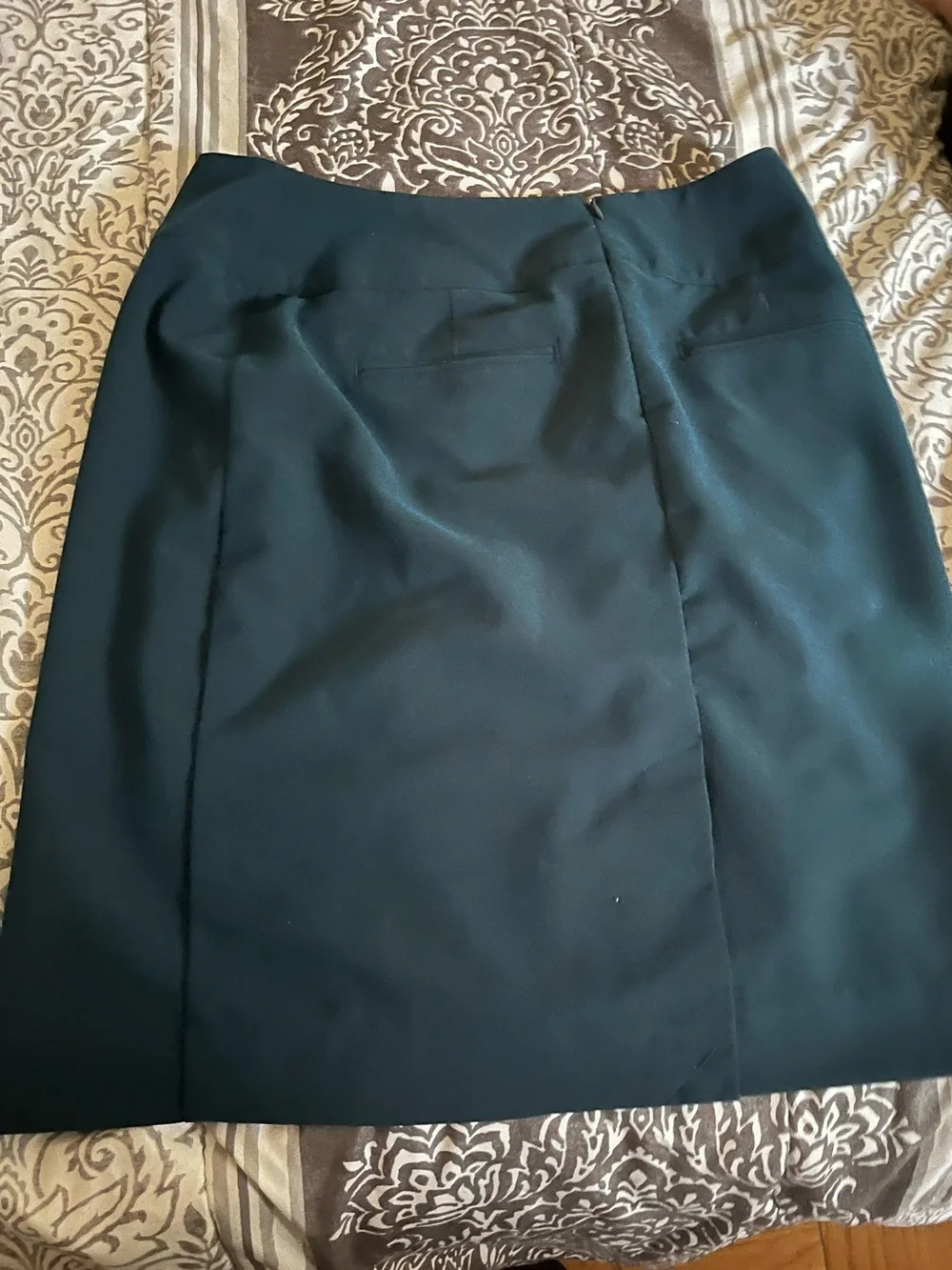 Worthington Teal Pencil Skirt